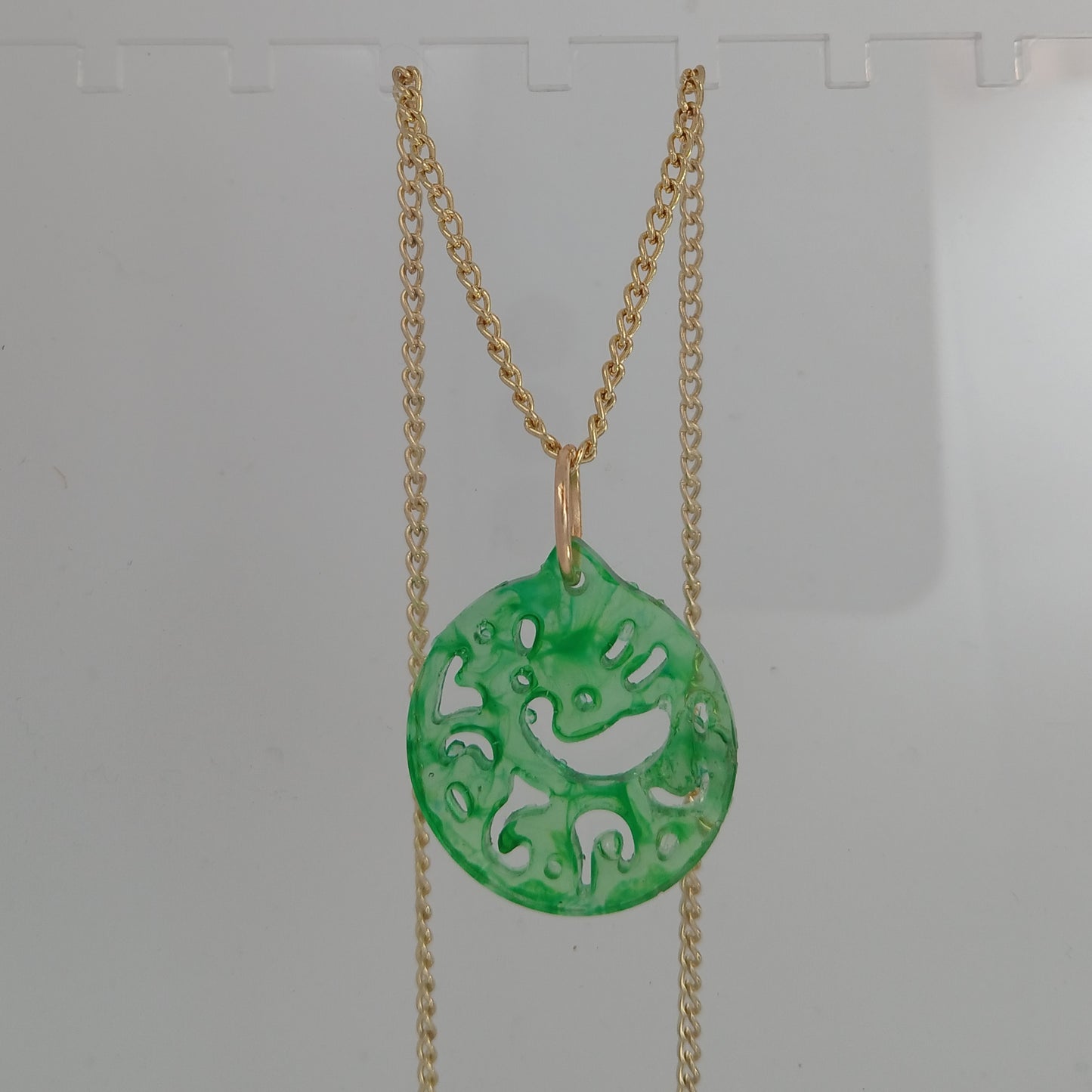 Green Circle Necklace