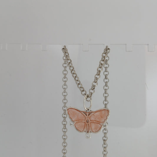 Metal Butterfly Necklace